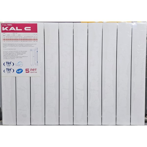 Алюминиевый радиатор All therm 85×60 см