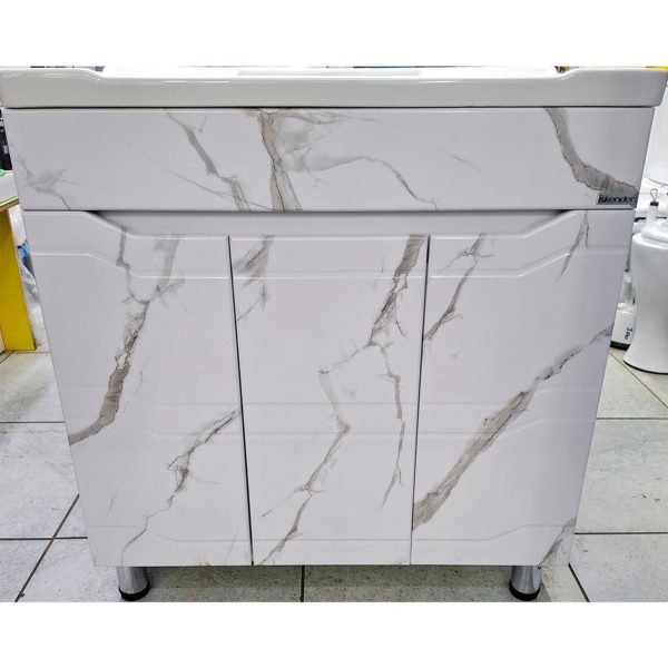 Раковина для ванной керамическая с тумбой Iskender 80×50 см