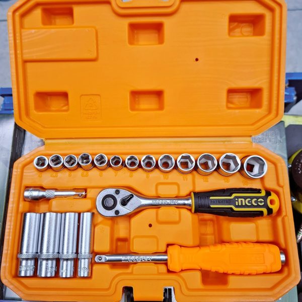 Трещотка iNGCO с набором бит (20)