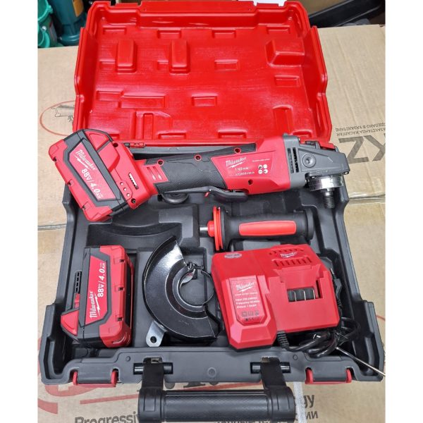 Аккумуляторная болгарка (УШМ) Milwaukee 12000 оборотов-в-мин