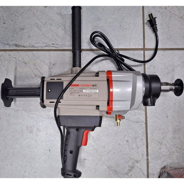 Дрель алмазного бурения Crown 1400 оборотов-в-мин 1 Дрель алмазного бурения Crown 1400 оборотов-в-мин