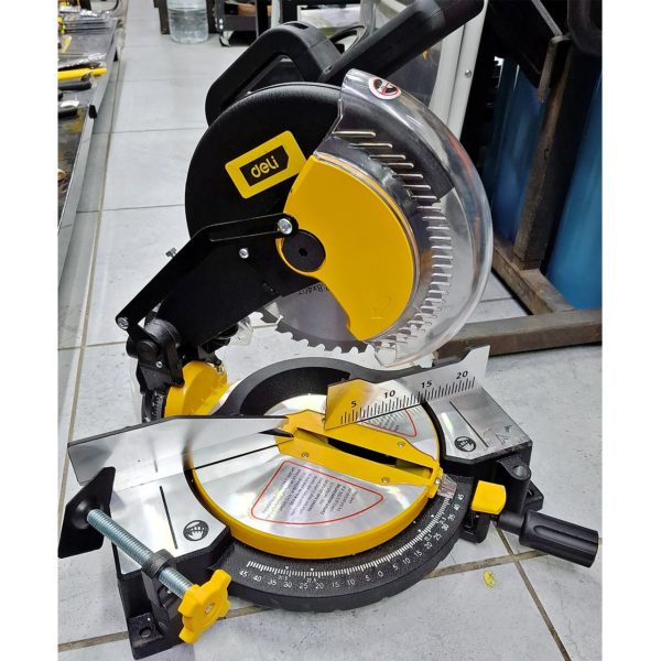 Пила торцовочная (углорез) Deli 6000 оборотов-в-мин