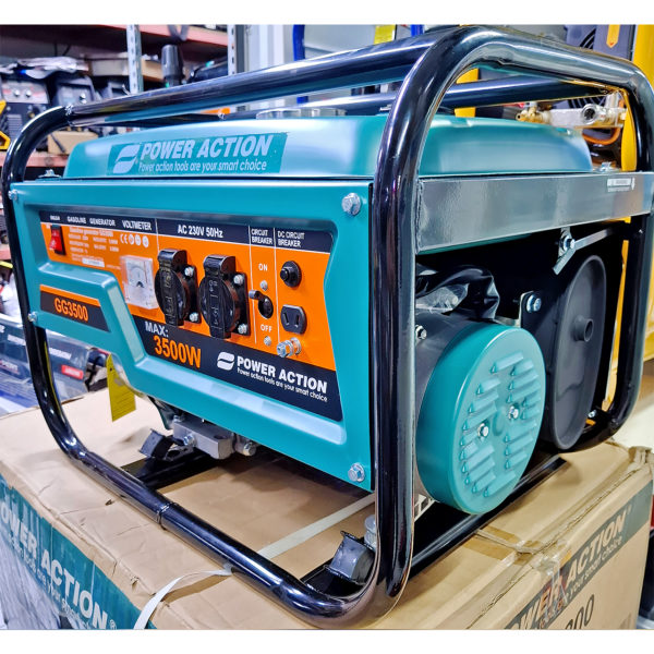 Генератор однофазный Power Action мощностью 3500 Вт