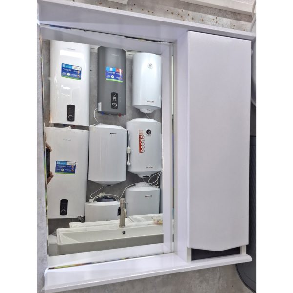 Навесной шкафчик с зеркалом 60 × 70 см