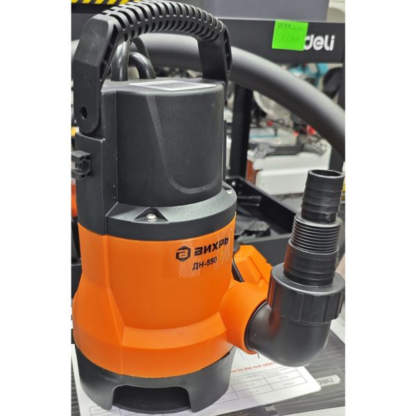 Дренажный насос Вихрь 217 литров-в-минуту мощностью 550 Вт