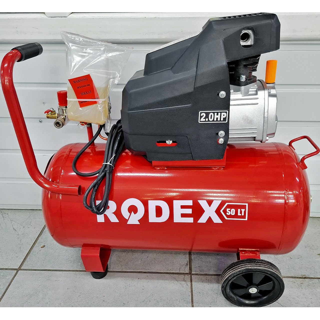 Компрессор поршневой Rodex 206 литров-в-мин
