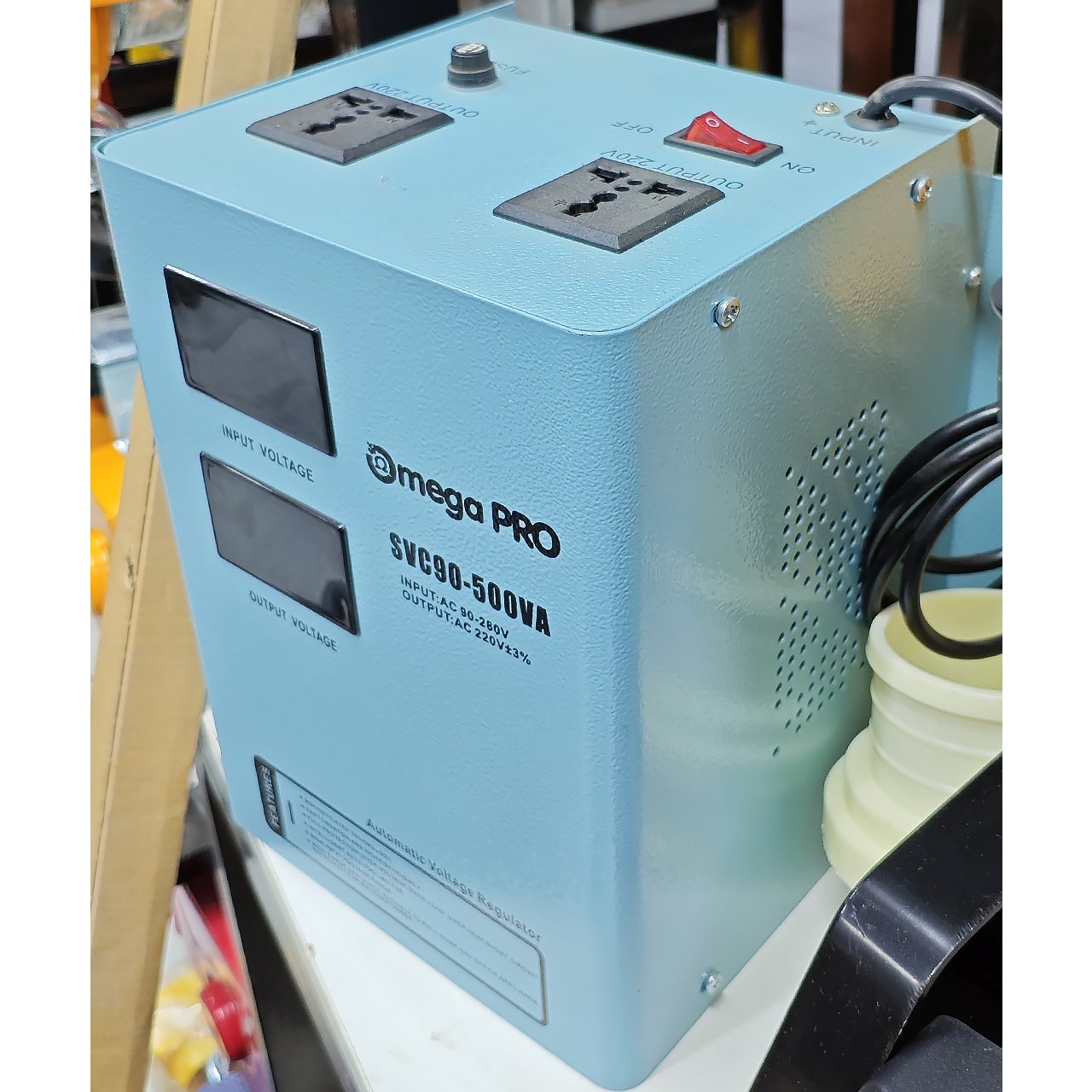 Однофазный стабилизатор напряжения Mega Pro 500 Вт