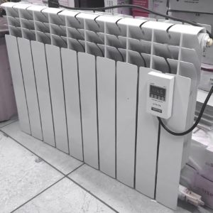 Алюминиевый радиатор отопления Uriel 85×58 см (с терморегулятором)