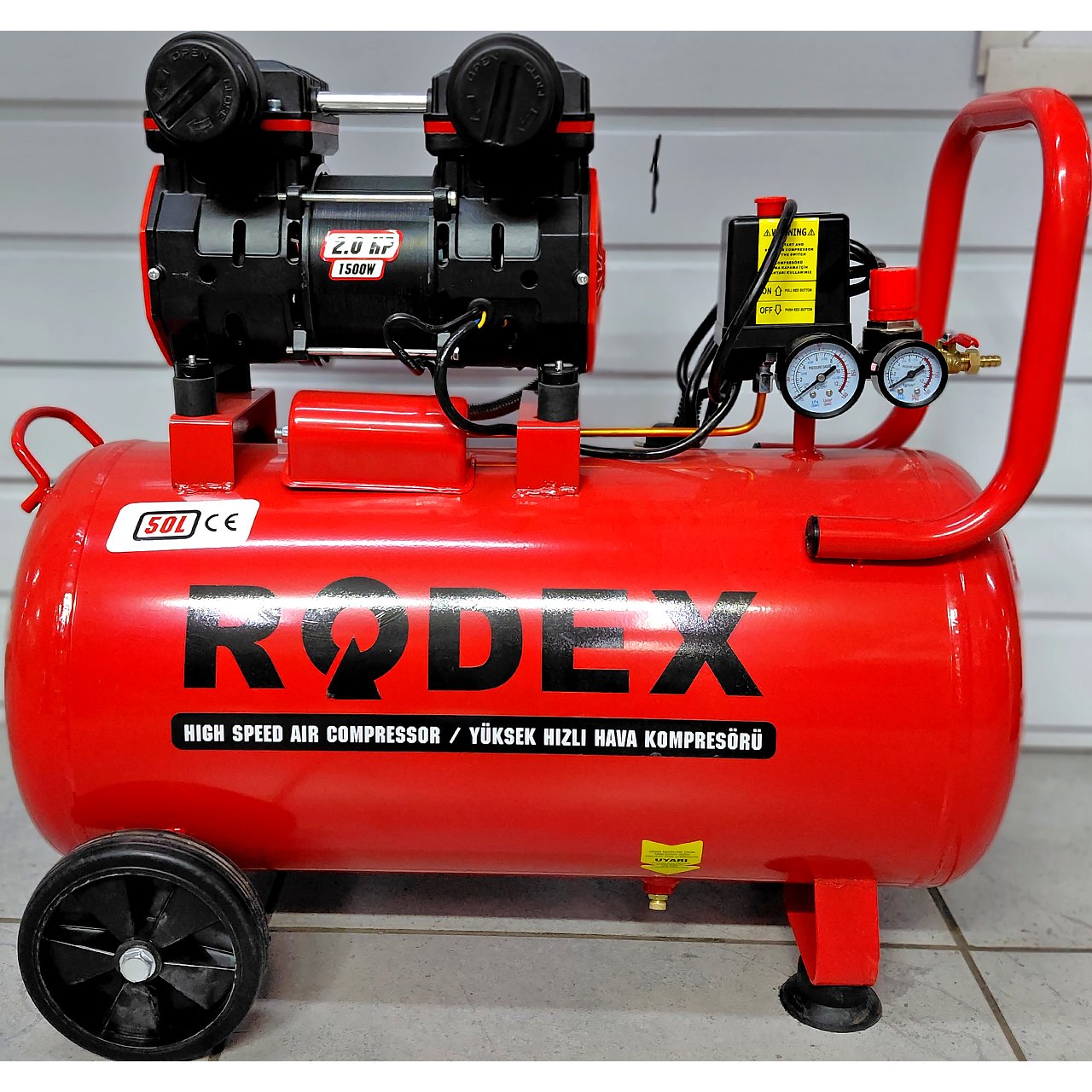 Компрессор поршневой Rodex 220 литров-в-мин 2 Компрессор поршневой Rodex 220 литров-в-мин