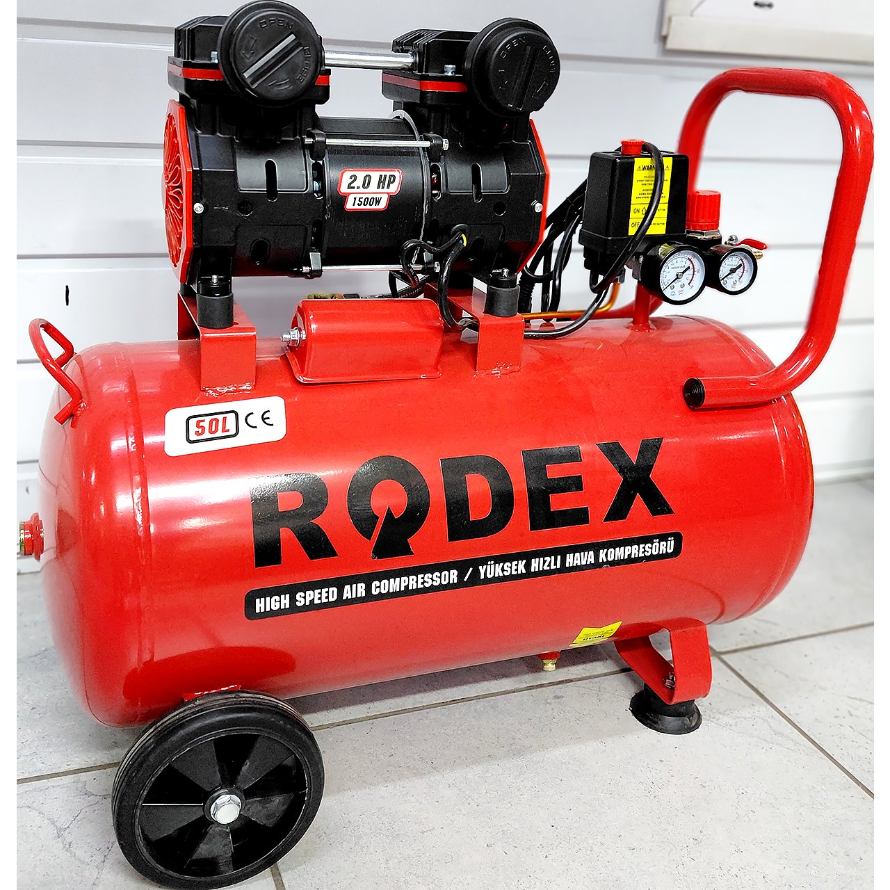 Компрессор поршневой Rodex 220 литров-в-мин 4 Компрессор поршневой Rodex 220 литров-в-мин