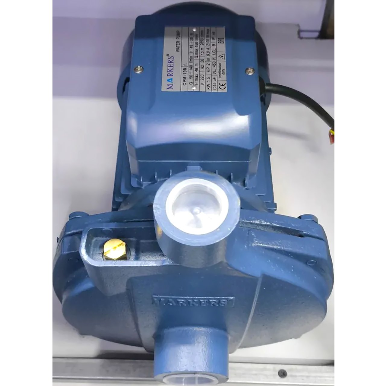 Центробежный насос Markers 150 литров-в-минуту мощностью 2100 Вт 2 Центробежный насос Markers 150 литров-в-минуту мощностью 2100 Вт