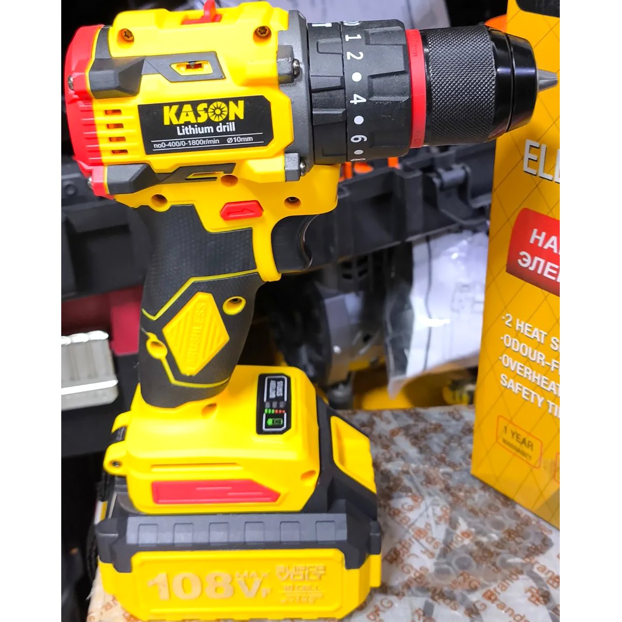 Шуруповёрт Kason 1800 оборотов-в-мин 3 Шуруповёрт Kason 1800 оборотов-в-мин