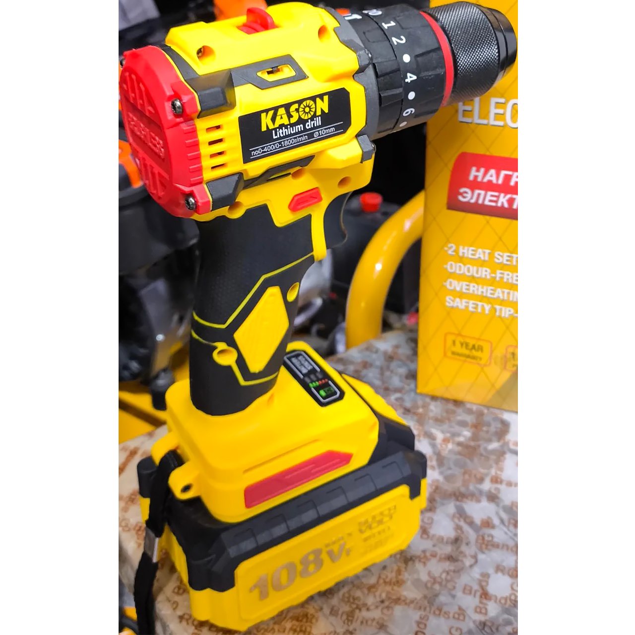 Шуруповёрт Kason 1800 оборотов-в-мин 4 Шуруповёрт Kason 1800 оборотов-в-мин