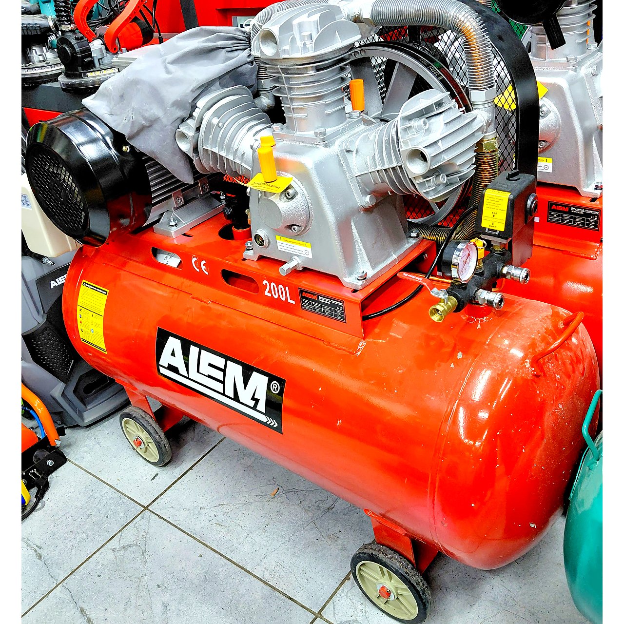 Компрессор поршневой ALEM 900 литров-в-мин