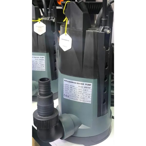 Погружной насос Grandfar 208 литров-в-минуту мощностью 750 Вт