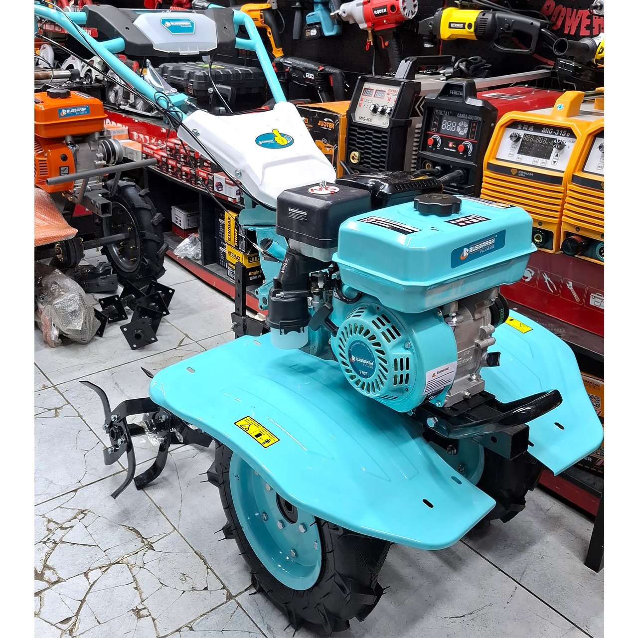 Мотоблок бензиновый Russmash 8 л.с.