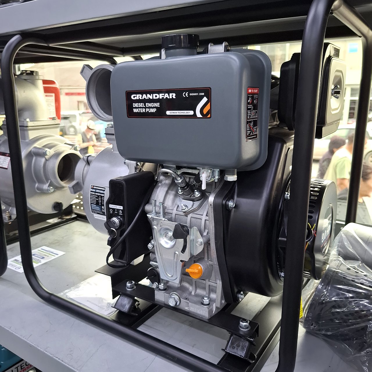 Мотопомпа дизельная Grandfar 1366 литров-в-минуту